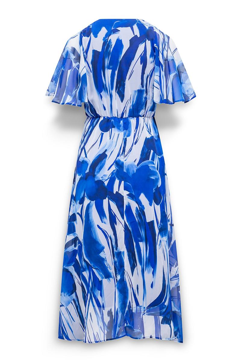 Label DOT Jurk Stella Blauw 3