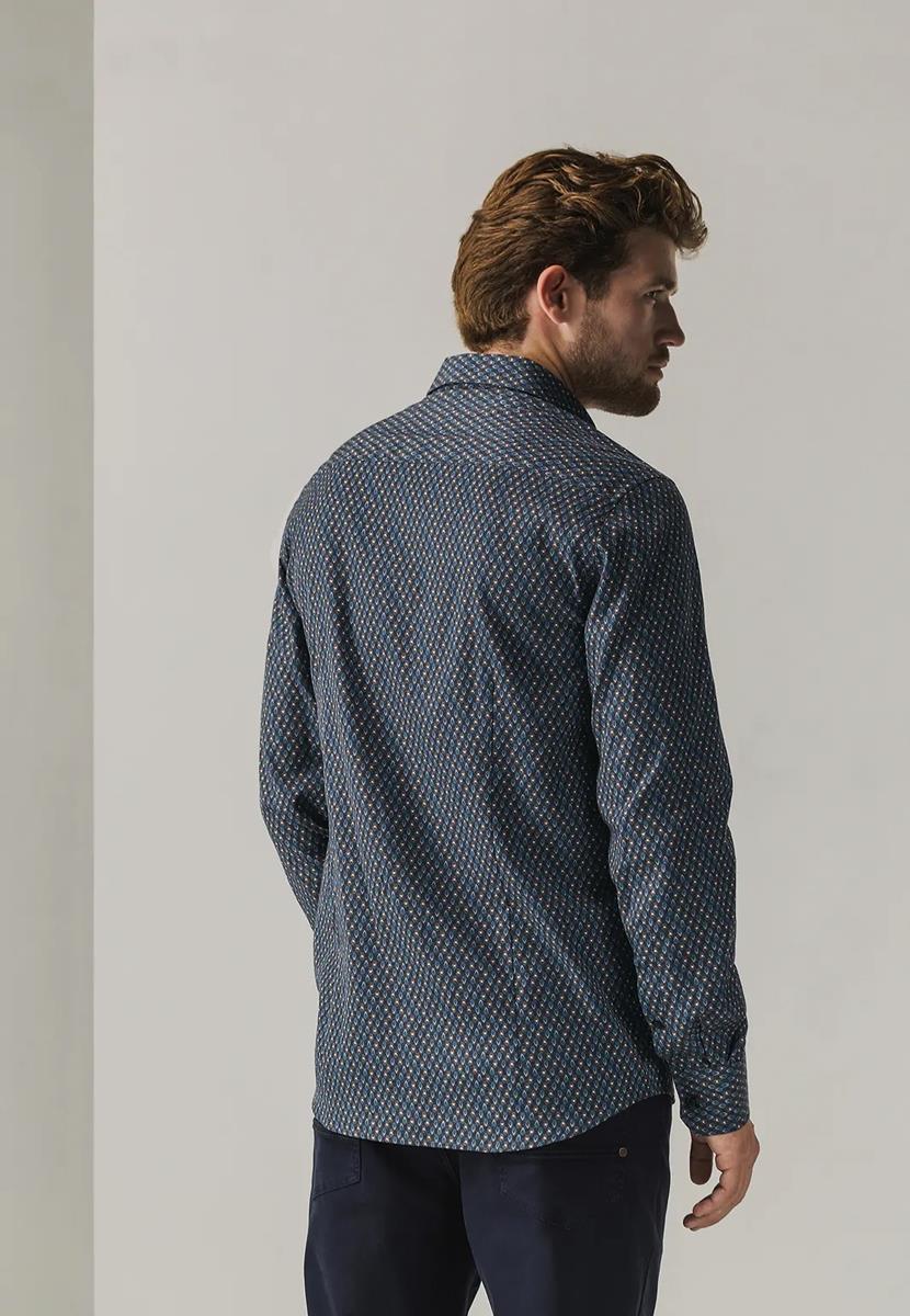 State of Art Overhemd 214-25272 Blauw 3