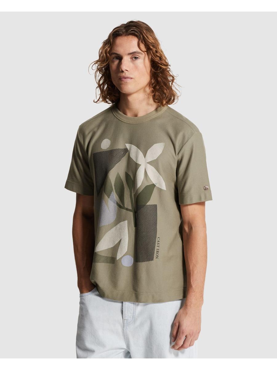 Cast Iron T-Shirt CTSS2602509 Groen 1