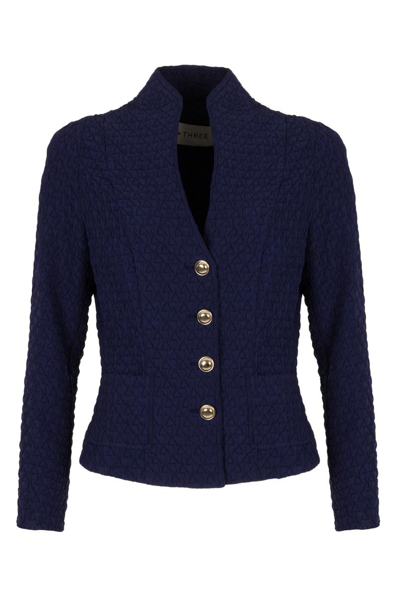 B-Three Blazer Jasmyn Blauw 2