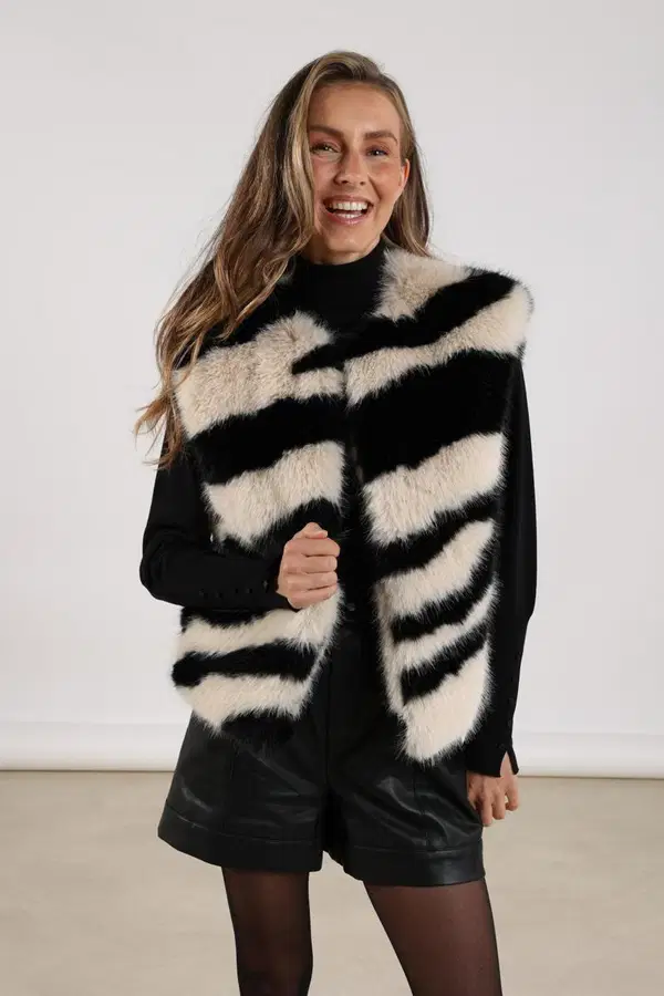 NUKUS Bodywarmer Fally Beige 1