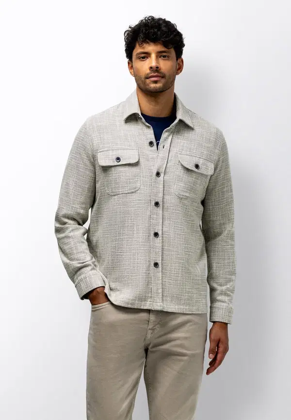 State of Art Overshirt 221-16262 Off-White 1