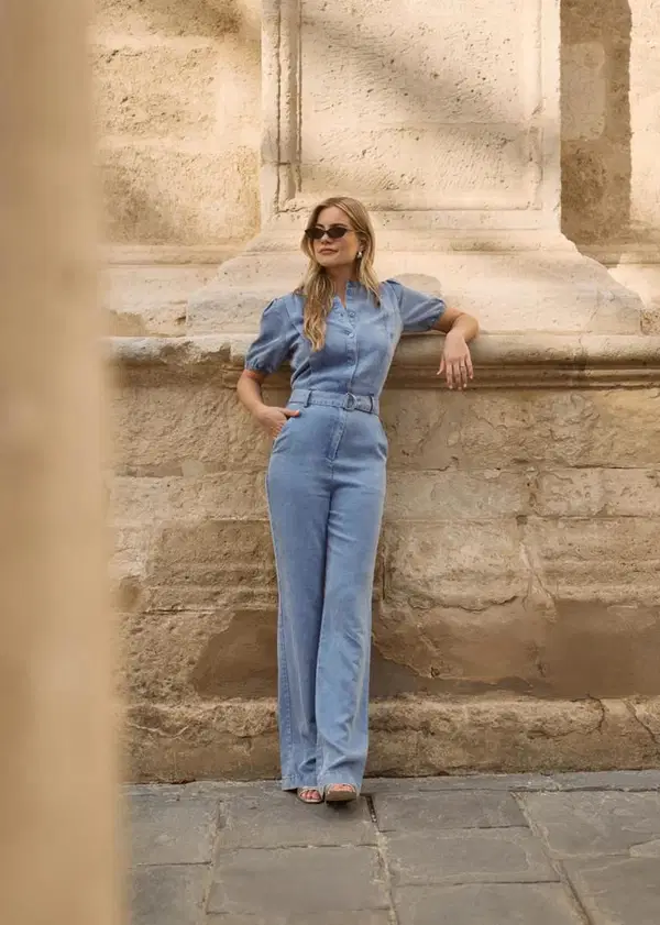 Freebird Jumpsuit Jewel Blauw 1