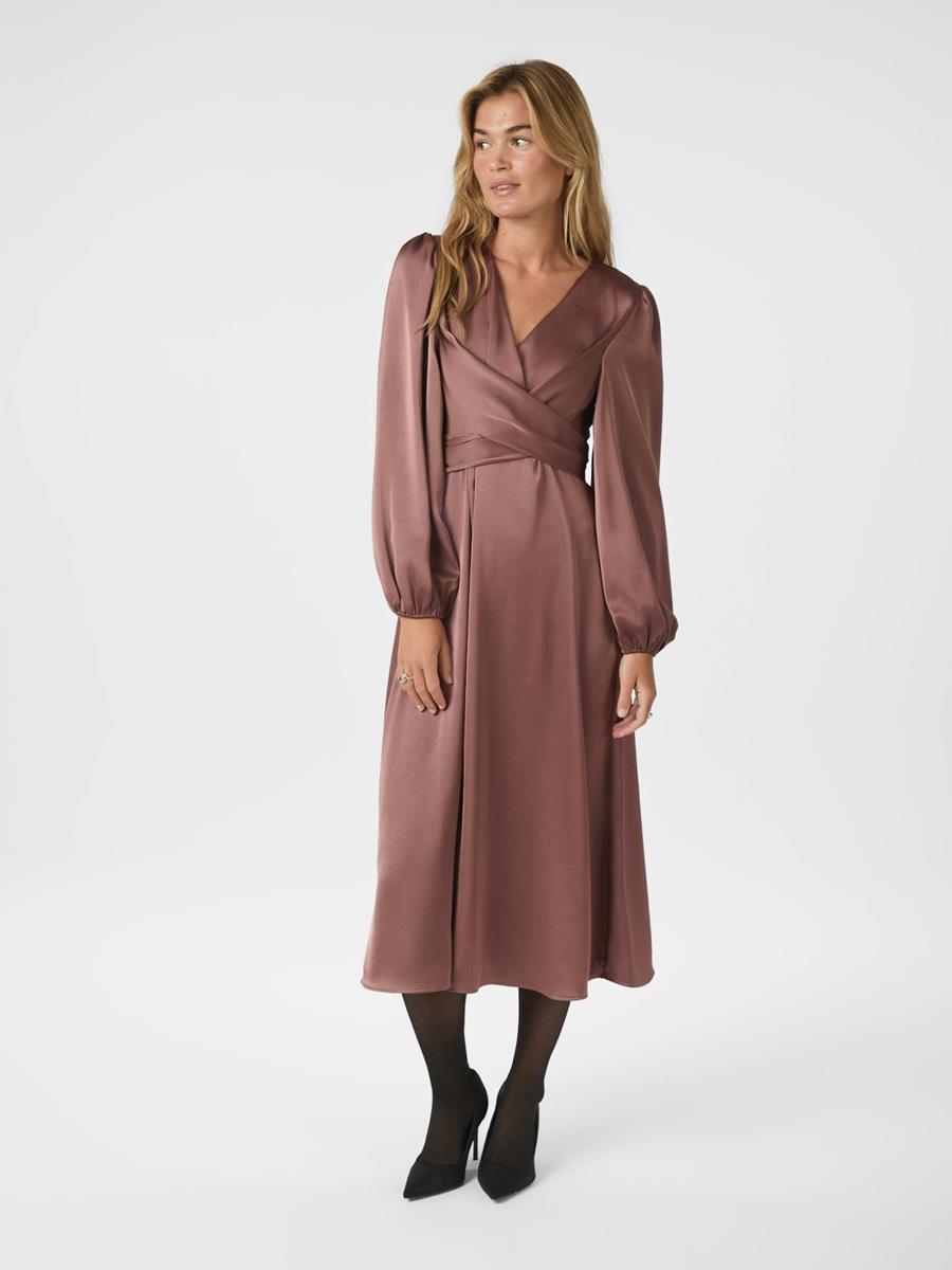 Neo Noir Jurk Rimini Heavy Roze 1