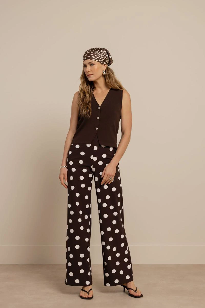 Studio Anneloes Pantalon Lexie Dot Bruin 4