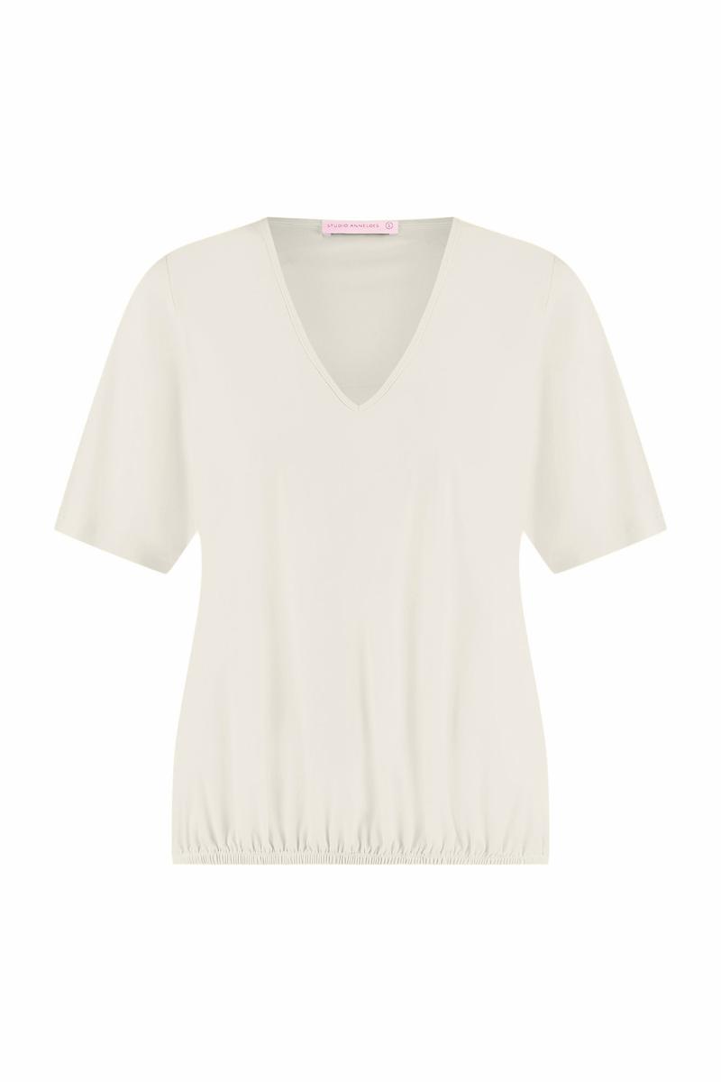 Studio Anneloes T-Shirt Vicky shirt Off-White 1