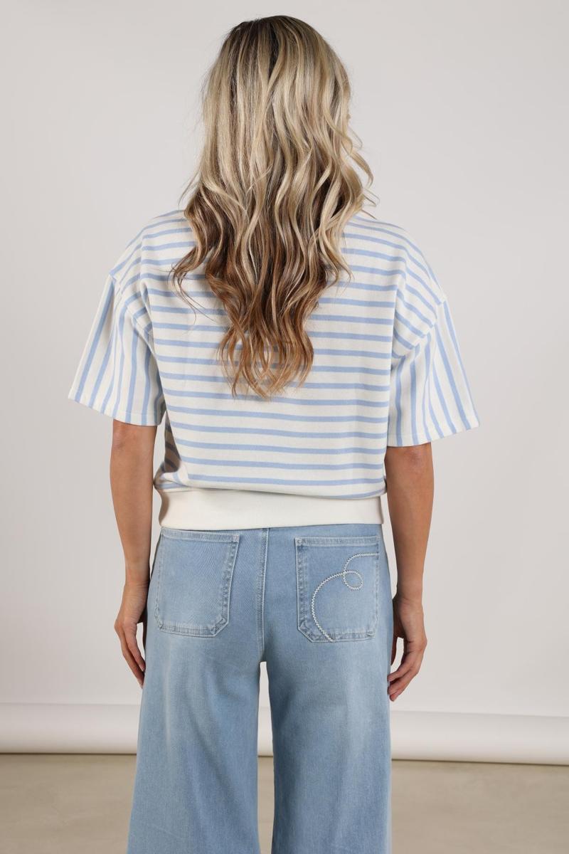 NUKUS Sweater Lotte Blauw 3