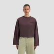 OLAF Longsleeve Retro Log Bruin 1