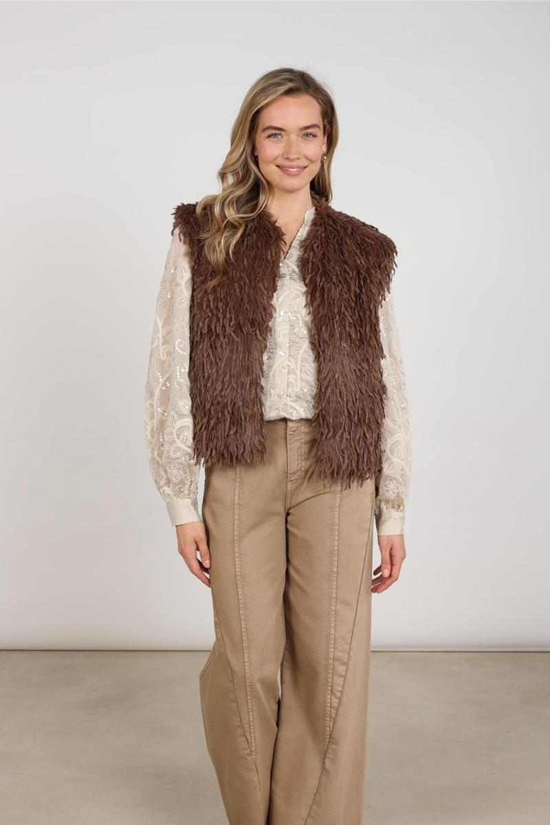 NUKUS Gilet NKF08026 Taupe 6