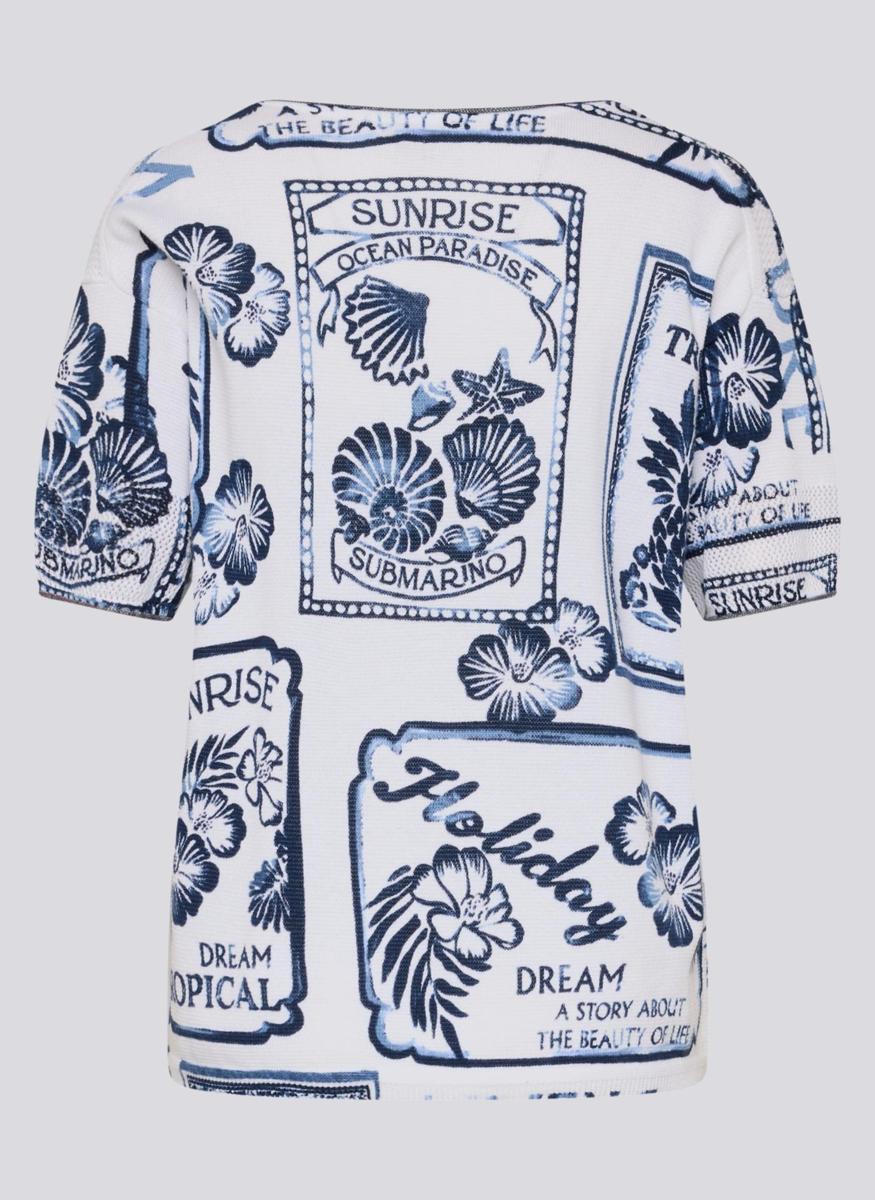 Rabe T-Shirt 56-121603 Blauw 4