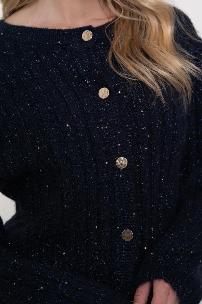 Geisha Vest 54853-14 Blauw 4