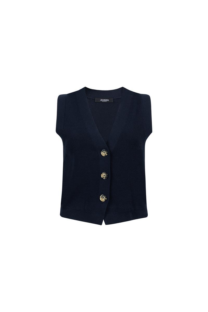 Jansen Amsterdam Vest Billie Blauw 2