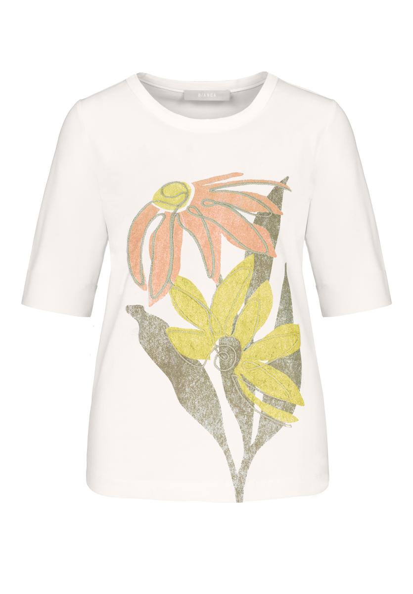 Bianca T-Shirt Dinia Geel 2