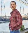 EsQualo Blouse F26.14518 Rood 2