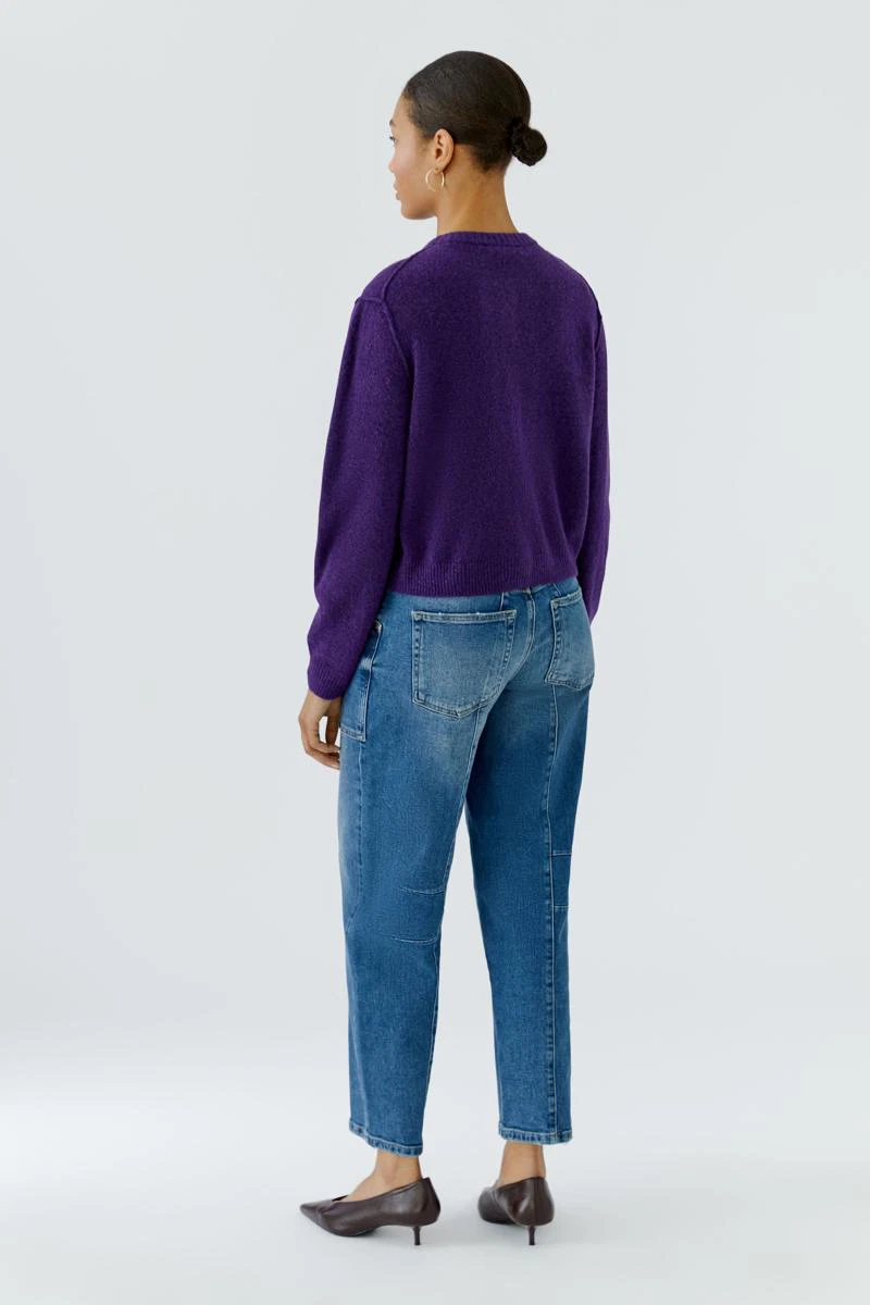 Oui Vest 0094462 Paars 3