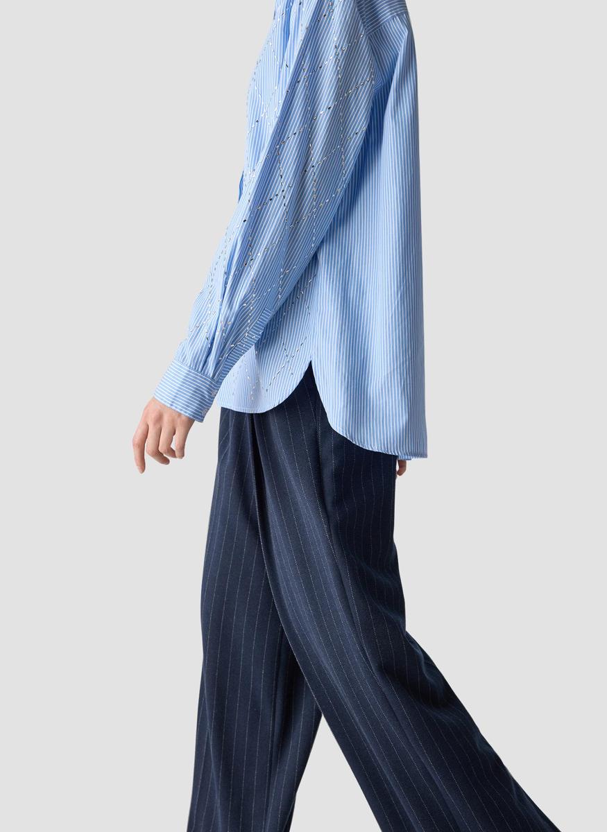 Le Comte Blouse 55-631106 Blauw 5