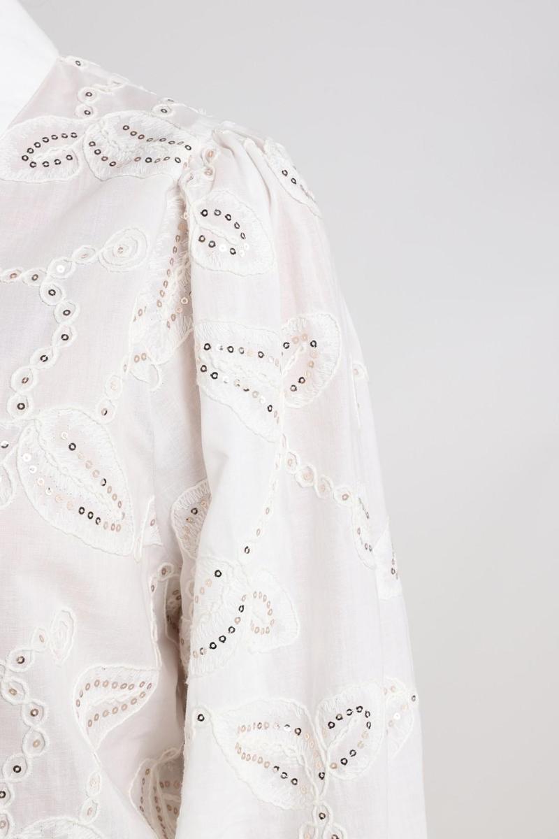 NUKUS Blouse Milanova Off-White 6