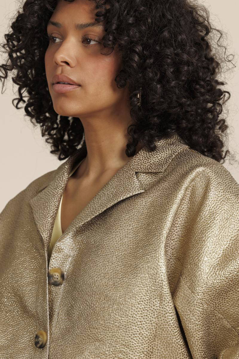 Studio Anneloes Blazer Judy dot jacket Goud 3