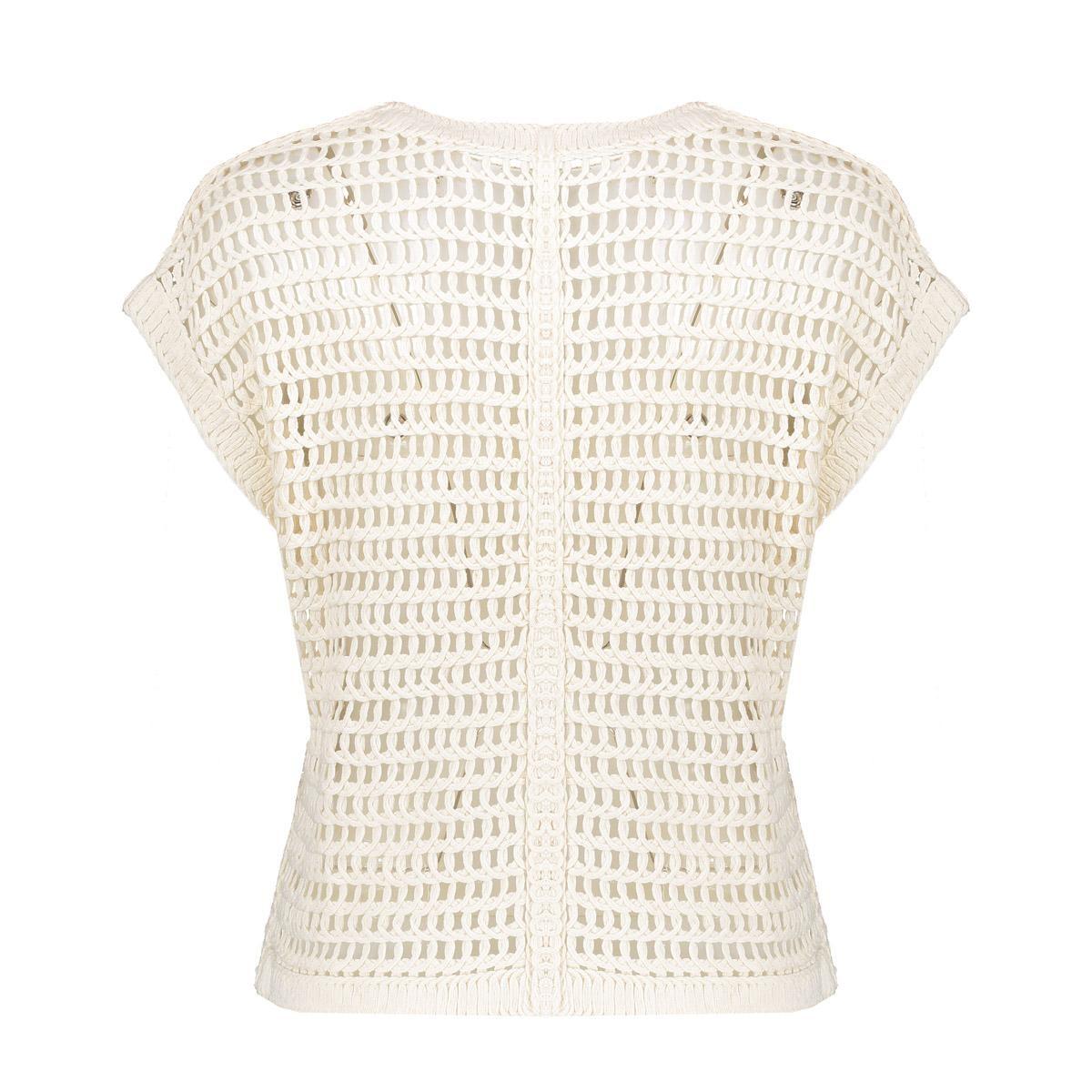 Geisha Vest 64001-10 Off-White 3