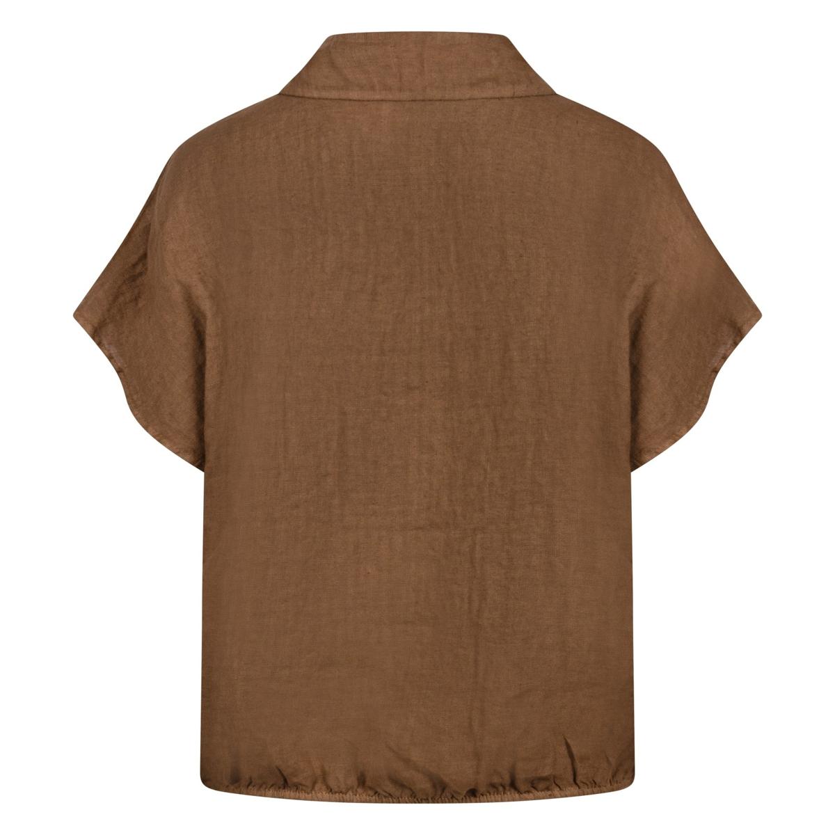 NUKUS Blouse NKS01188 Taupe 2