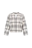 Studio Anneloes Blouse Jael check top Off-White 1