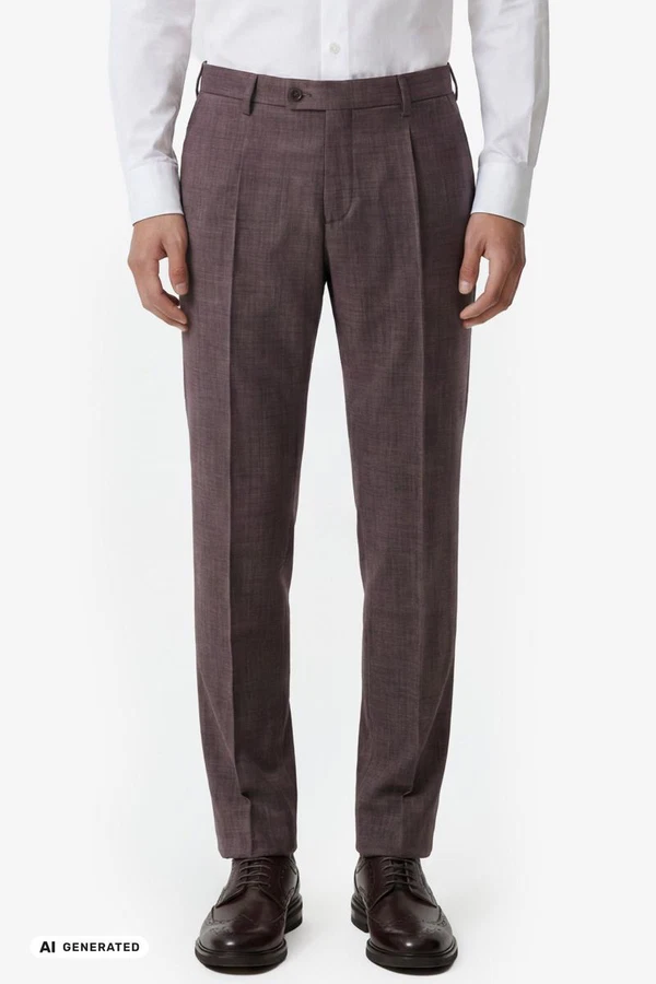 Club of Gents Pantalon 10.158S0 / 431063 Paars 1