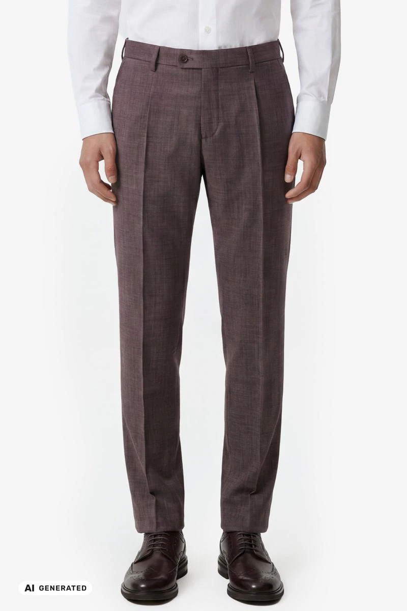 Club of Gents Pantalon 10.158S0 / 431063 Paars 1