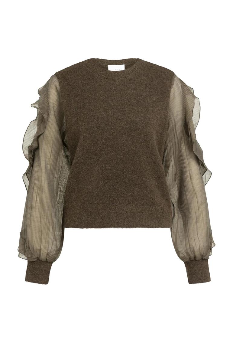 YAYA Trui 01-000638-609 Bruin 2