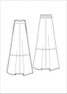 Jansen Amsterdam Rok BILLY W26 Rood 1