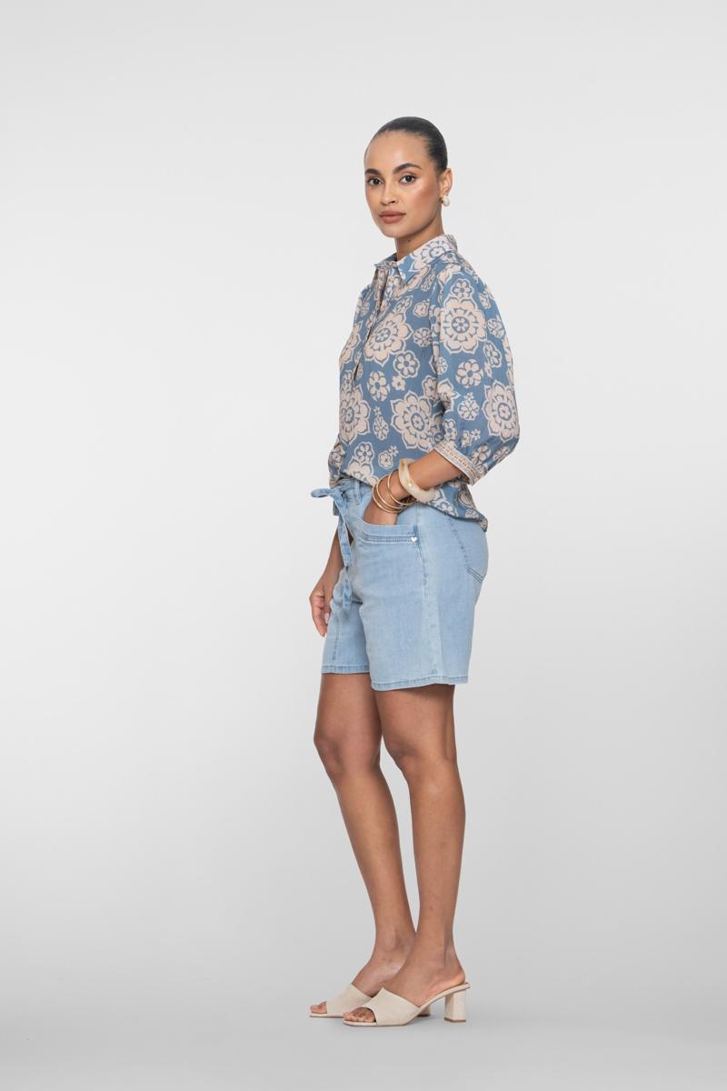 Geisha Short 61313-10 Blauw 5