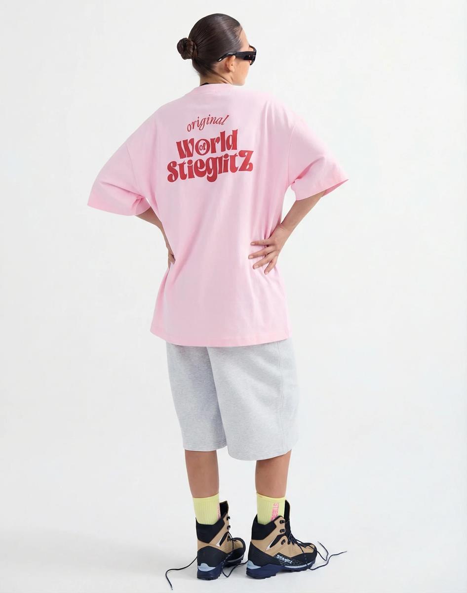 Stieglitz T-Shirt World of Stieglitz Roze 1