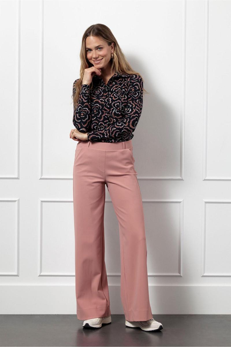 Studio Anneloes Pantalon Lexie bonded trou Roze 4