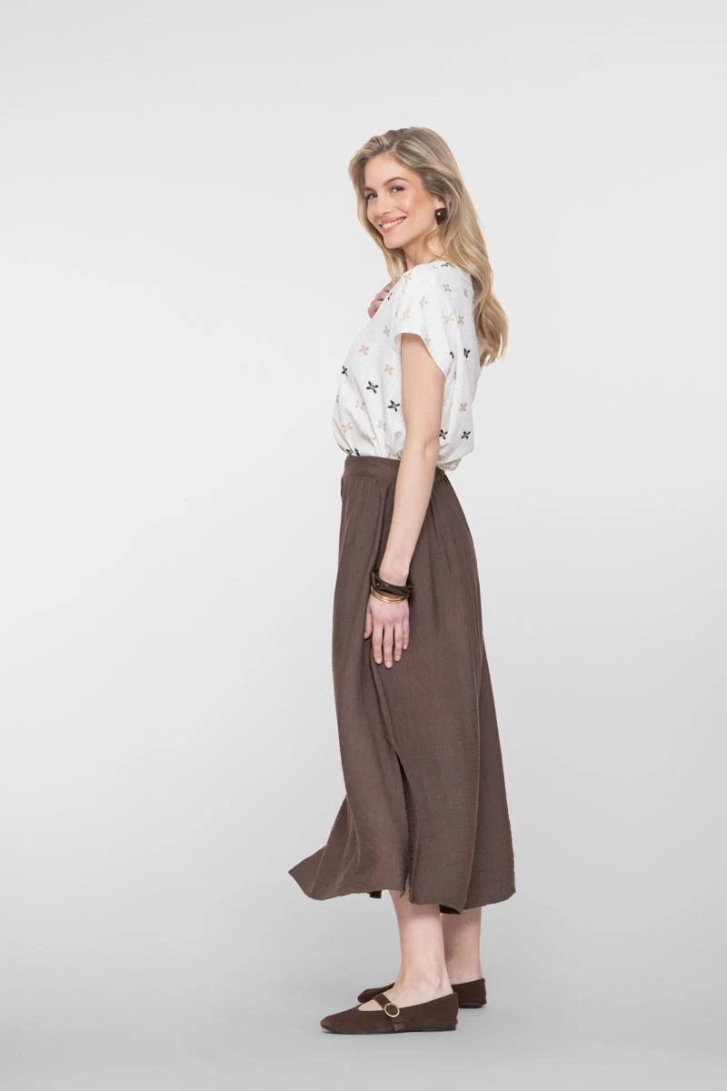 Geisha Rok 66340-70 Bruin 5