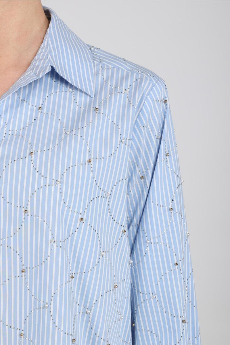 NUKUS Blouse NKF02144 Blauw 3