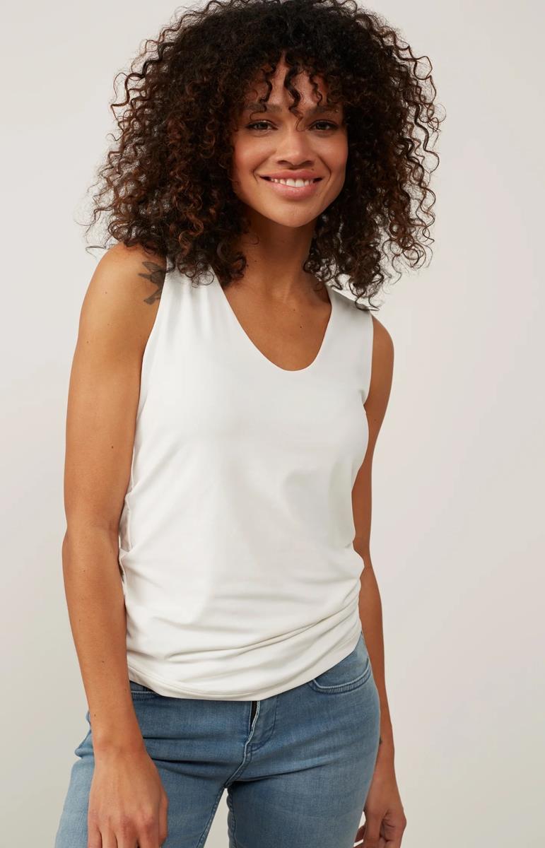 YAYA Top 01-709047-N Off-White 1
