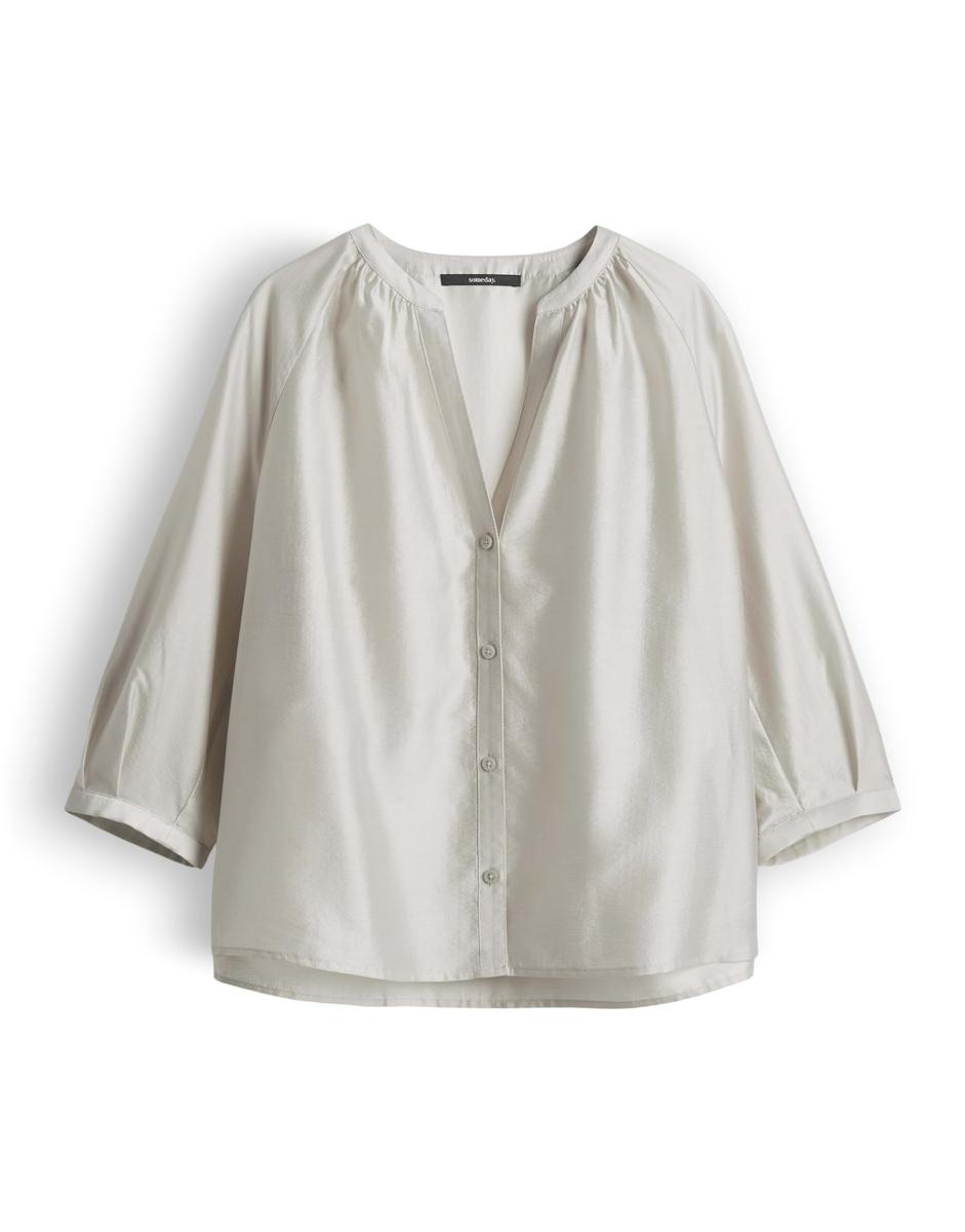 SOMEDAY Blouse Zamida Taupe 2