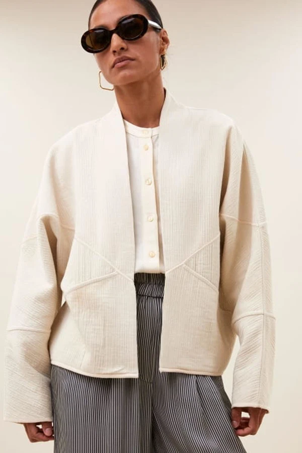 By-Bar Blazer Flora Off-White 1