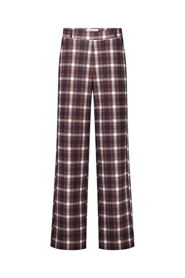 Studio Anneloes Pantalon Lexie check trous Bruin 1