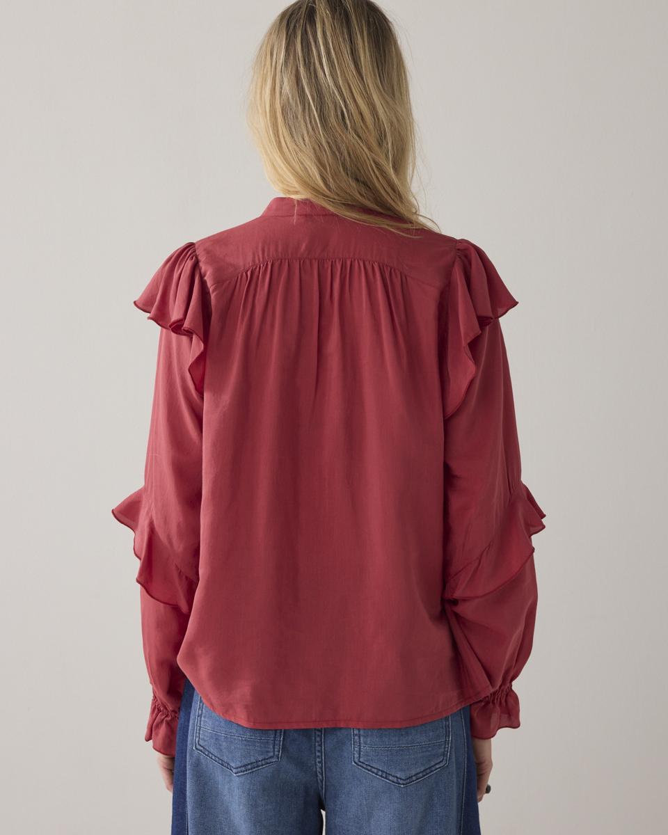 Summum Blouse 2s3431-12370 Rood 3