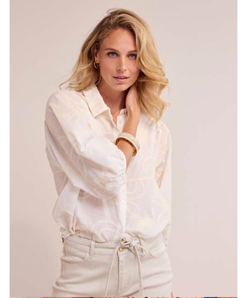 Tramontana Blouse O17-19-301 Off-White 1