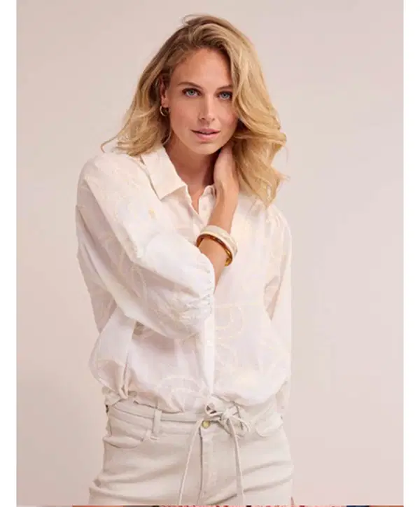 Tramontana Blouse O17-19-301 Off-White 1