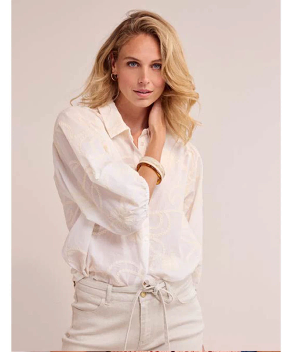 Tramontana Blouse O17-19-301 Off-White 1