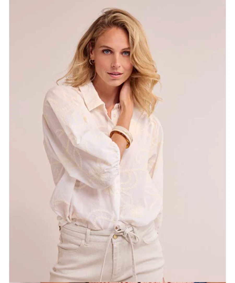 Tramontana Blouse O17-19-301 Off-White 1