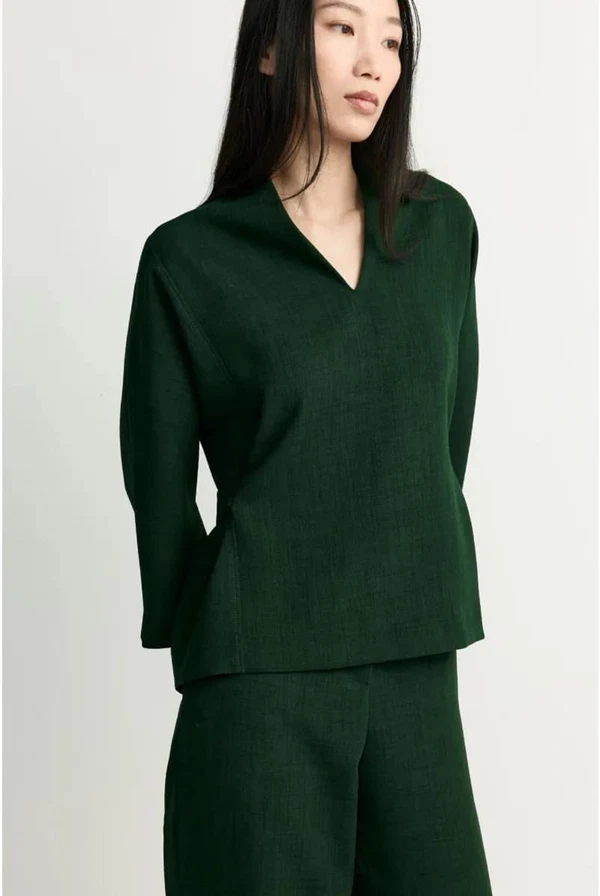 Xandres Blouse Hiliano Groen 1