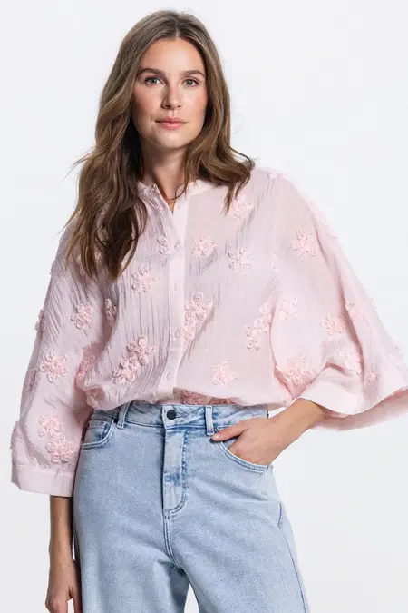 Jansen Amsterdam Blouse Marney Roze 1