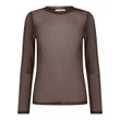Co'Couture Longsleeve Mesh Bruin 1