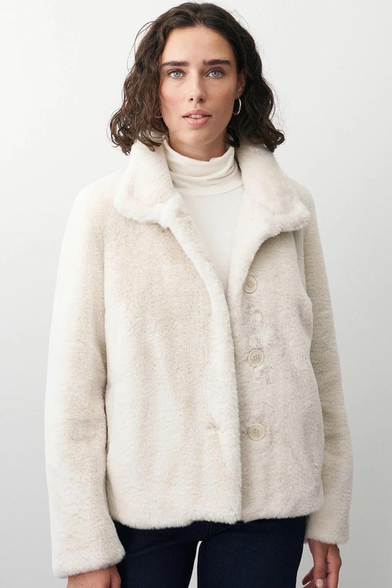 Barbara Lebek Jas 30240052 Off-White 1