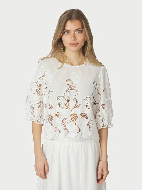 Neo Noir Blouse Fia Wit 1