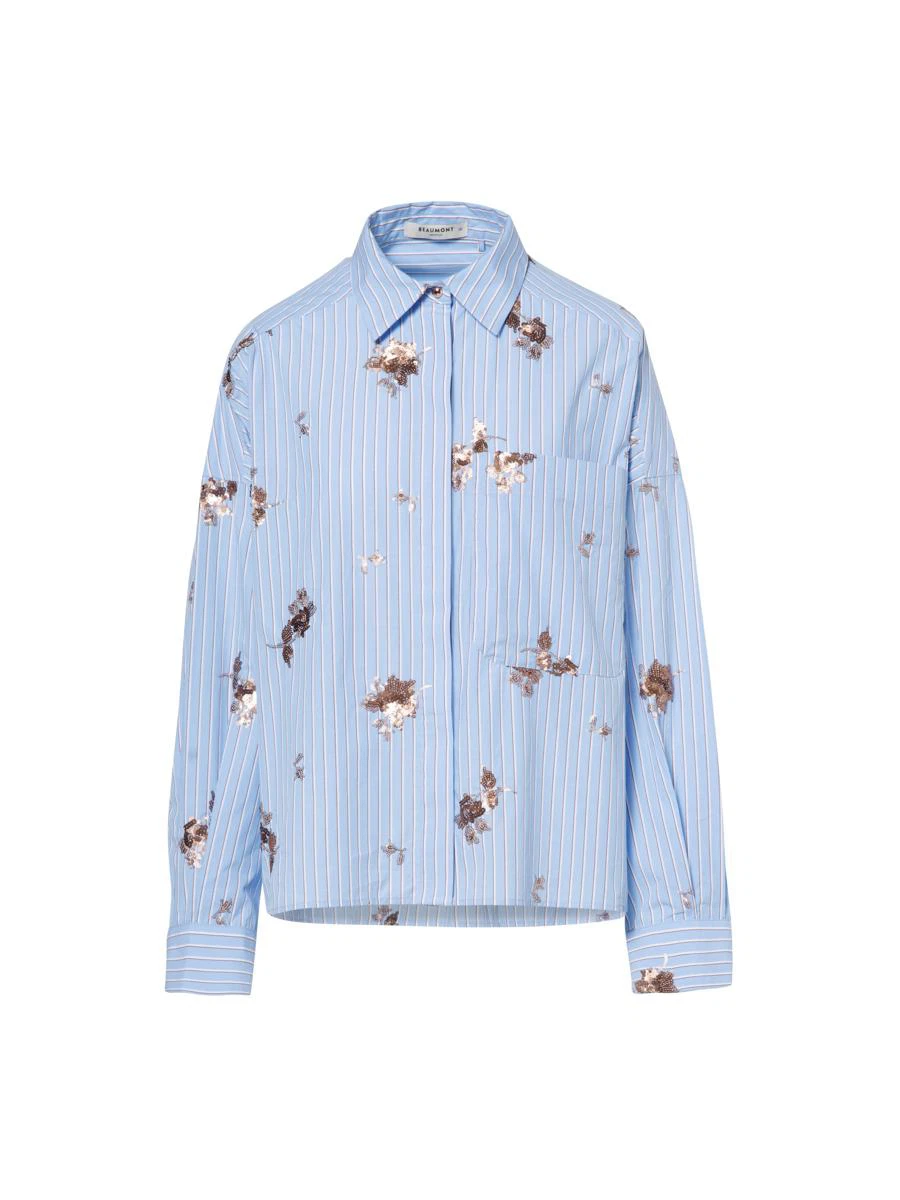 Beaumont Collectie Blouse Deborah Blauw 2