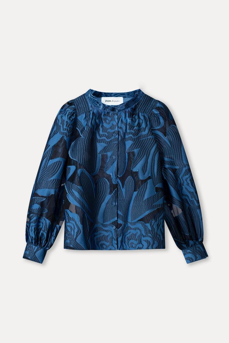 POM Amsterdam Blouse SP9343 Blauw 1